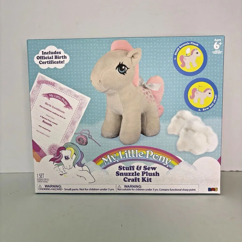 My Little Pony MLP Snuzzle Plush Craft Kit Brand New Sealed 2025 Hasbro NEW